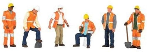 Bachmann Trenes - FIGURAS - TRABAJADORES DE MANTENIMIENTO (6pcspk) - Escala O