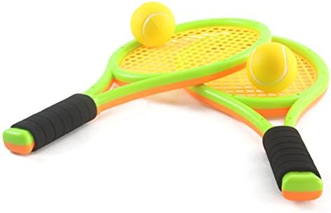 RuiyiF Youngsters Tennis Racket Set with Ball, Plastic Tennis Racquet for Kids Outside Toys for Toddlers Age 3-5 7 41n 7DHwueL. AC