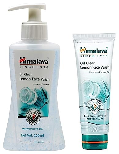 Himalaya Oil Clear Lemon Face Wash, 150ml & Oil Clear Lemon Face ...