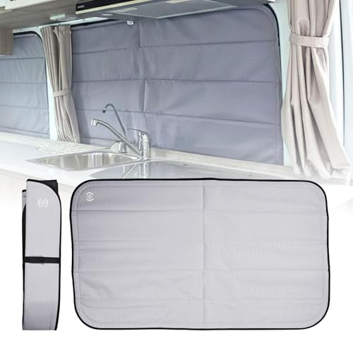 Living in a Bubble Insulated Blackout Mid Left Side Window Cover for Mercedes Sprinter Van Year 2007-2026 170