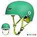 XJD Kinder Fahrradhelm 2.0 Skaterhelm Kinderhelm für Multisport Bergsteigen Skateboard Scooter Fahrrad Jugend 3-13 Alt(Grün M)