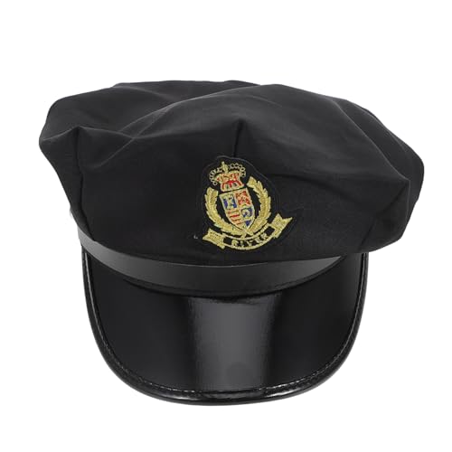 BESPORTBLE Captain Hat for Adults Sailor Hat Cosplay Stage Performance Polyester Stylish Headwear