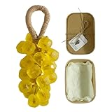 Traubenseife am Seil dekorative natürliche Duftseife handgefertigt in Edelsteinform 18 cm (7 Zoll) – Geschenkidee für Damen und Herren