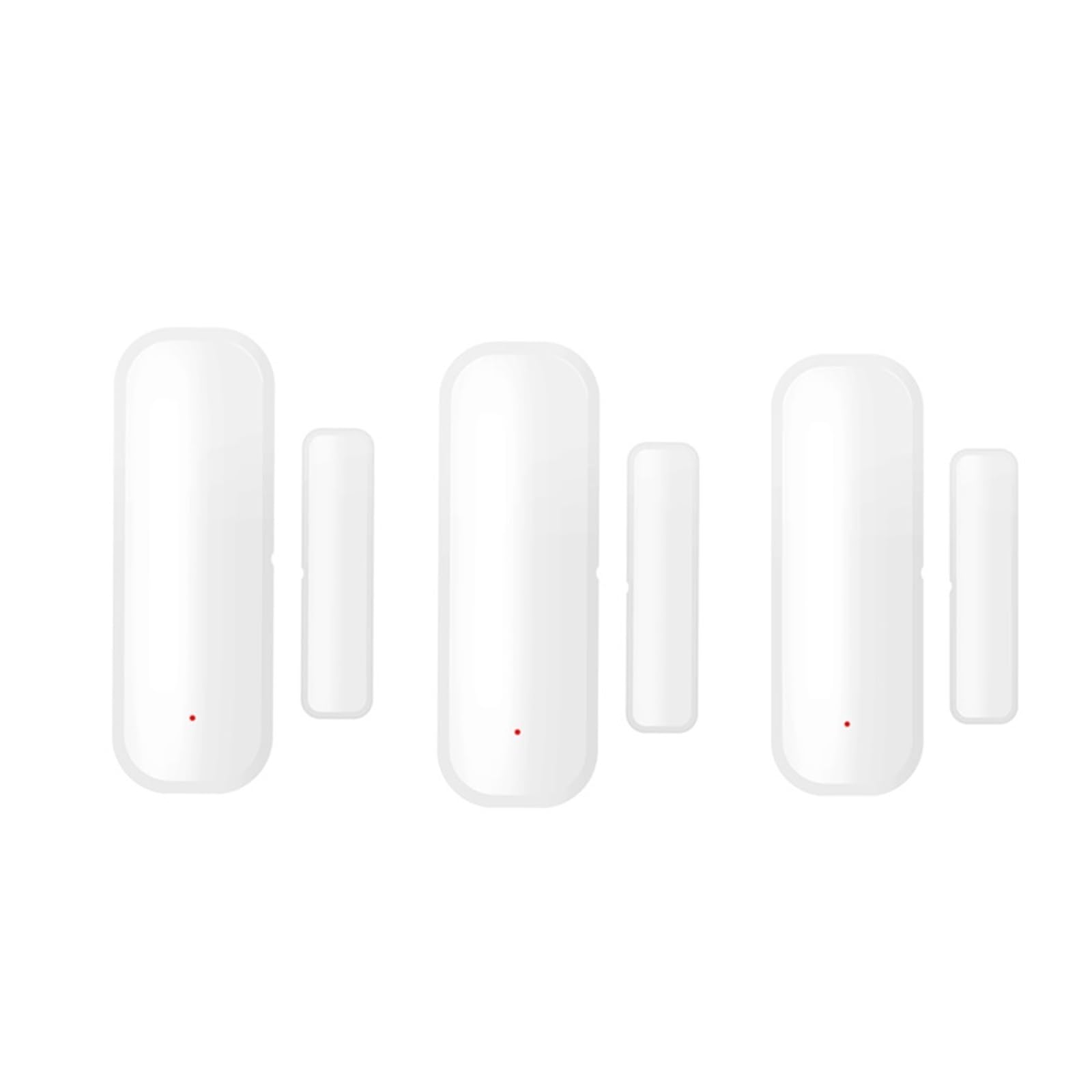 Alarmas De Puerta, Sensor magnético de ventana Doo Tuya Zigbee/WiFi, Detector de alarma abierta y cerrada, aplicación Smart Life que funciona con Alexa y Google Home Para La Seguridad Del Hogar ( Colo