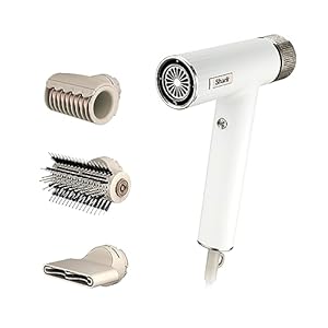 Shark Hair Dryer | SpeedStyle | No Heat Damage Hair Styling Tool | 3 Styling Tools Included | Portable & Powerful Blow Dryer | Best for Straight & Wavy Hair | Silk | HD331
