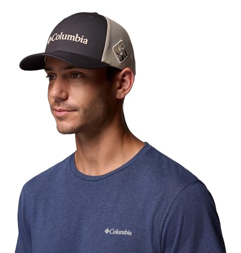Image of Columbia Unisex Mesh Snap Back, Shark /Dark Stone, One Size