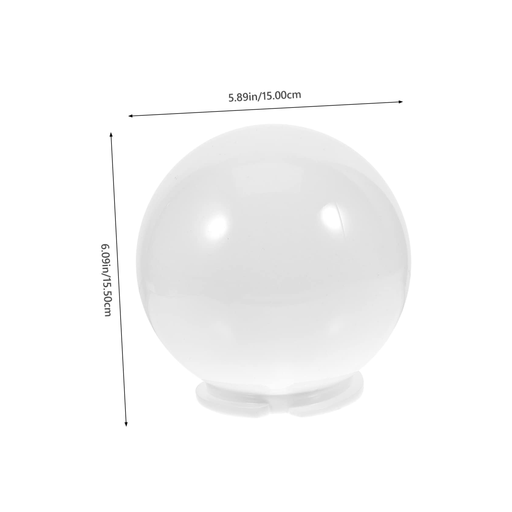 OSALADI Outdoor Globe Lampshade Replacement for Garden Lights Durable Post Lamp Shade for Weather Resistance and Corrosion Resistance for Patio and Walkway Lighting