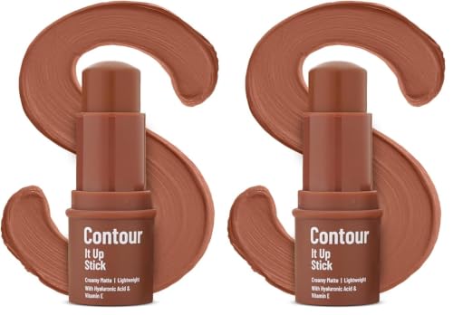 Image of Swiss Beauty Contour It Up Stick | Sculpts & Defines | With Hyaluronic Acid & Vitamin E | Blendable | Lightweight | Easy To Use & Carry | 8gm (Pack of 2)