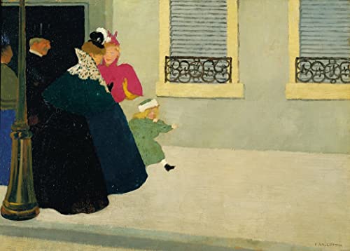 Une promenade Vallotton impression d'art tableau sur toile pour une ambiance poétique