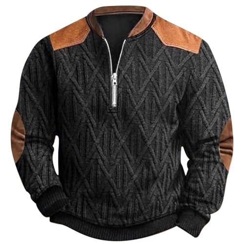 Generisch 2025 Invierno Moda Hombre Talla Grande Casual Impresión Digital 3D Suéter de Punto Tejido Cuello Cuello Cuello Redondo Capucha Jersey Leopardo Niños, Negro , 5XL