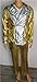 Mj World Tour Gold History Jacket with Pant Costume