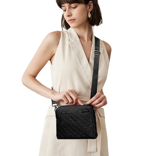 KALIDI Small Women's Crossbody Handbags Quilted Crossbody Bags for Women Ladies Lightweight Puffer Shoulder Purse 7