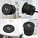 Mini Desk Power Grommet Outlet Build in 2 USB Ports Desktop Grommet with 6.56 FT Power Cord, USB Hub for Sofa, Couch, Table, Bedside, Workbench, Office, Home