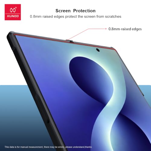 Image of PRITO Compatible for Samsung Galaxy Z Fold 8 Ultra Case - Clear Beatle Slim Phone Case with Hard Pc Back, Soft TPU Edges, Hinge, Non-Yellowing, Shockproof Protective Cover for Z Fold 8 Ultra