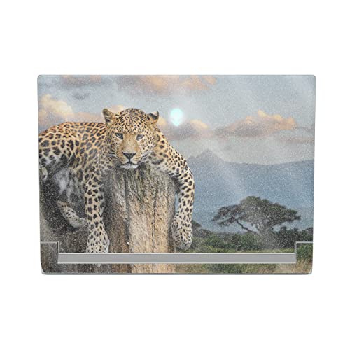 MightySkins Glossy Glitter Skin Compatible with Alienware X17 R2 (2022) Full Wrap Kit - Chill Leopard | Protective, Durable High-Gloss Glitter Finish | Easy to Apply & Change Styles | Made in The USA