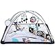 Tiny Love Black & White Gymini, 2-in-1 Spielmatte Baby mit Musik, 0+ Monate, Spieldecke Baby, 18 Aktivitäten, interaktive Musikspielfigur, kontrastreiches Babybuch, verstellbare Bögen, Magical Tales