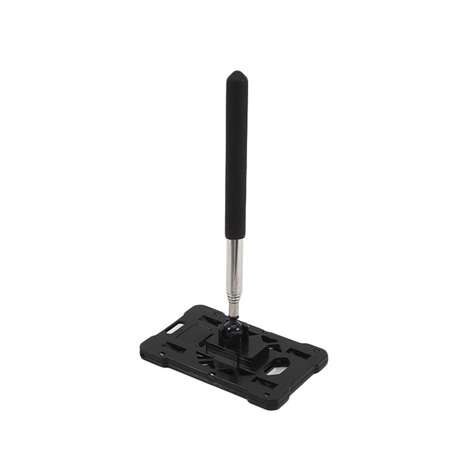 OAIEU 1-2Pcs Telescopic Rod Card Holder Reacher Car Parking Contactless Payment Rod Vehicle Parking Toll Swiping Stick(Black-1Pc)