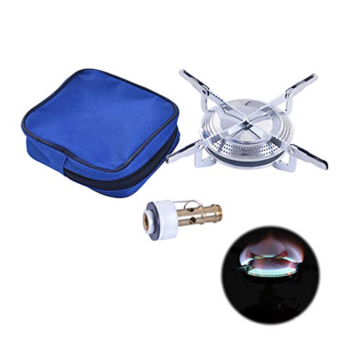 E.Tang Estufa de gas plegable, 250 g, mini bolsillo al aire libre, quemador de cocina para barbacoa, camping, picnic, senderismo, montañismo