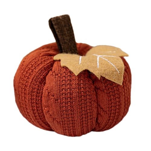 Zucche Lavorate A Maglia Con Decorazione Di Zucca - Zucca Lavorata A Maglia Per Decorazioni Autunnali | Zucca Lavorata A Maglia Riutilizzabile, Morbidi Ornamenti Decorativi Zucche All'uncinetto