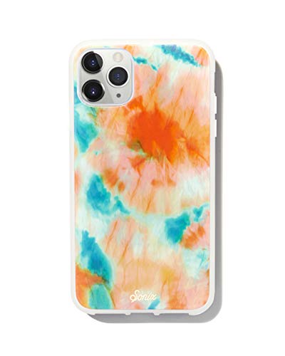 Sonix Cell Phone Case Protective Clear for Apple iPhone XS Max, iPhone 11 Pro Max (Glow - Orange Tie-dye)