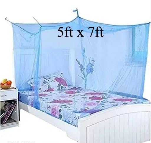Colourful Mosquito Net for Double Bed, Breathable Mesh Protection Against Mosquitoes and Insects |SL_53-image-44