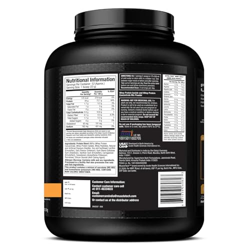 Image of MuscleTech Nitro-Tech Whey Gold Protein Powder | 24 g Protein & 5.4 g BCAAs Per Serving | Supports Lean Muscle & Faster Recovery | Vanilla Cream| 1.72 kg