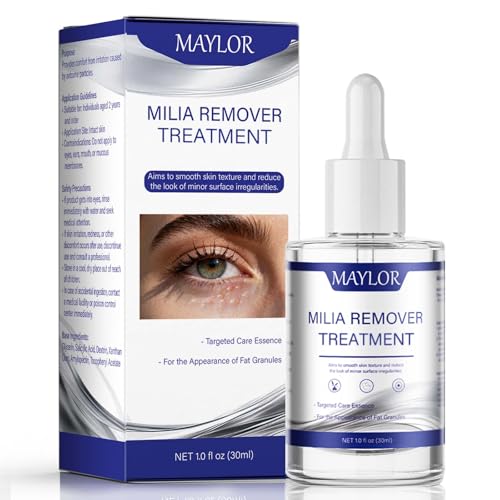 Milia Care Serum for Face & Under Eye – Gentle Exfoliating Solution with Salicylic Acid & Natural...
