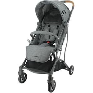 Lightweight and Compact Cassy Stroller 6-36 Months – Folds with one Hand (Gray)