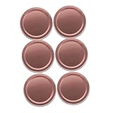 Photo Gallery tokidny 6 pezzi coperchi barattoli in rosa oro per vasetti bocca larga tappi riutilizzabili per conservazione alimenti spezie marmellate e verdure Photo Gallery tokidny 6 pezzi coperchi barattoli in rosa oro per vasetti bocca larga tappi riutilizzabili per conservazione alimenti spezie marmellate e verdure