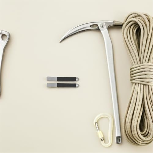 Kit de supervivencia con funda 10 piezas de acero y plástico para camping 6