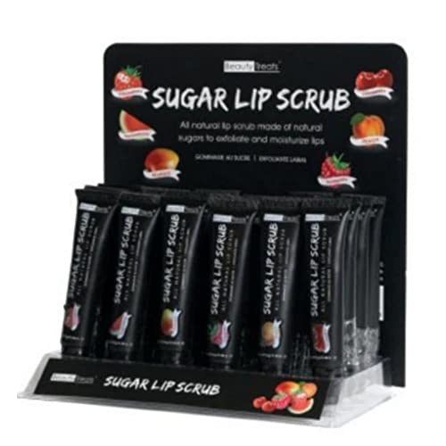 Beauty Treats Sugar Lip Scrub Display Case Set 24 Pieces #TOP1