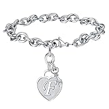 Xmiral Bracelet Anglais Personnalité Lettres Tendance 26 Bracelets Tempérament Mm Hommes Bijoux
