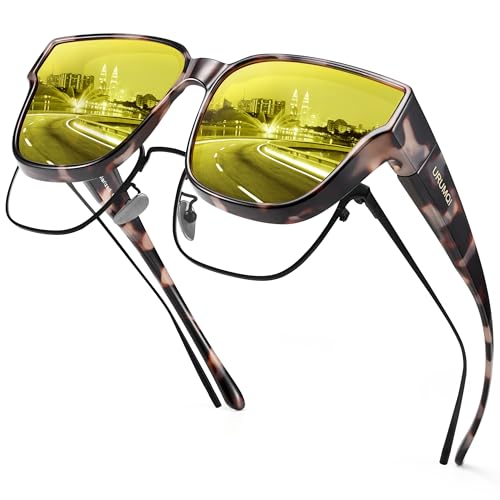 Lunettes de vision nocturne URUMQI la clarté haute définition des verres jaunes