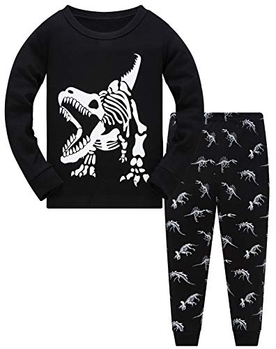 TEDD Jungen Schlafanzug Dinosaurier Langarm Zweiteilig Pyjama...