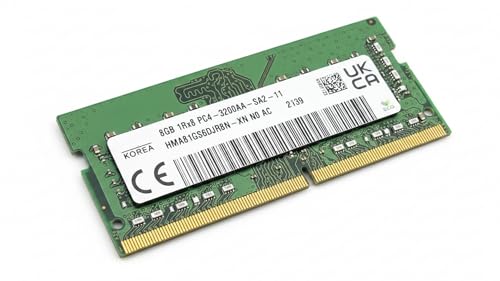 Image of High-Performance 8GB DDR4 RAM Laptop 3200MHz SODIMM 1Rx8 | DDR4 RAM Compatible with SK hynix HMA81GS6DJR8N-XN | 3-Year Warranty