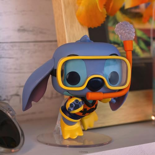 Miniatura 2 de Funko Pop! Disney: Lilo & Stitch - Snorkeling Stitch | Merchandising Oficial - Figura de Vinilo Coleccionable para Decoración - Regalo Friki de Cumpleaños