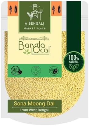 Sona Moong Dal 450g (Unpolished) | From West Bengal | Bangla Local (450g)