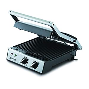 Plancha Grill Zephir ZHC657 - Parrilla eléctrica de contacto