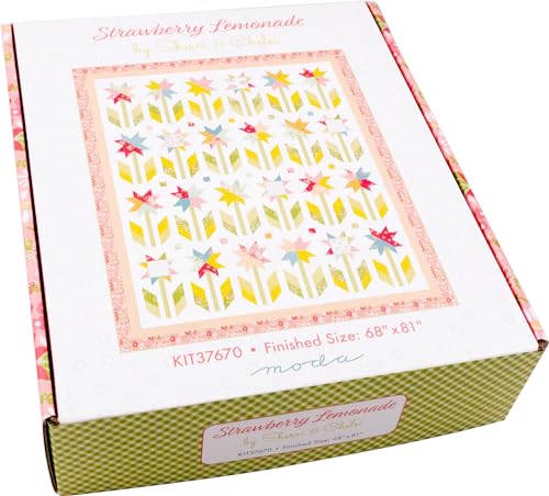 Moda Fabrics Strawberry Lemonade Quilt Kit by Sherri & Chelsi KIT37670
