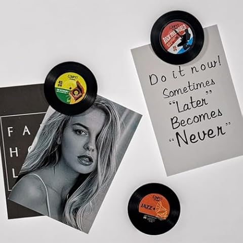 Redomm Vinyl Record Fridge Magnets Cover