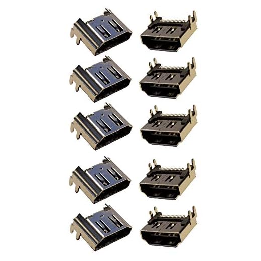 Games&Tech 10 x HDMI Port Socket Interface Connector Replacement HDMI Port for Sony Playstation 4 PS4 Console