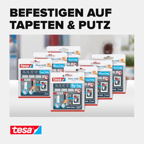 tesa Powerstrips CLICK Small - 16 x 2 Stück – Ansicht 6