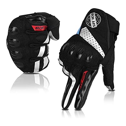 Guantes de Moto con Pantalla Táctil y Protección de Nudillos Cover