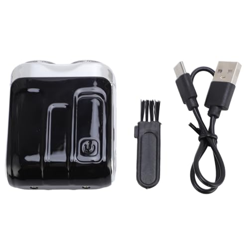 BTSEURY Electric Trimmer, Pocket Size Electric Trimmer, Rechargeable LED Digital Display Portable Mini Beard Trimmer (Black)