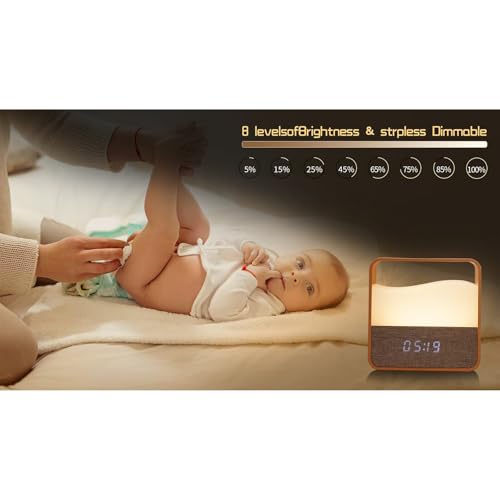 Lampe de table veilleuse bois dimmable pour apaiser vos nuits - 6