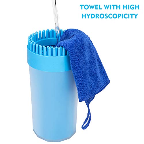 CHOOSEEN Dog Paw Cleaner Large Dog Cleaner 2 in 1 Dog Grooming Supplies Paw Cleaner for Dog Paw Washer (No.D941034) - Image 6