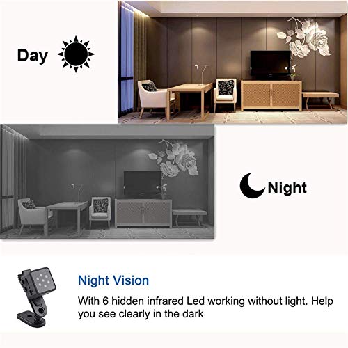 Fotocamera Cop Cam, WiFi Nascosto Nanny Cam Motion...