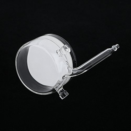 Image of CO2 Diffuser Glass Reactor with U Shape Connecting Tube for Pollen Aquarium Plants Tank(CO2 Diffuser-Large Flat-Bottomed)