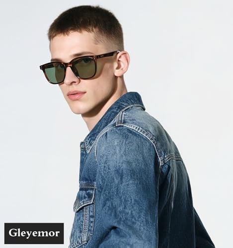 Gleyemor Polarized Men's Square Sunglasses UV400 Protection for Driving Fishing Hiking Golf Outdoor Sport Shades3