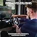 Logitech G29 Driving Force Gaming Rennlenkrad, Zweimotoriges Force Feedback, 900° Lenkbereich, Racing Leder-Lenkrad, Verstellbare Edelstahl Bodenpedale, für PS5, PS4, PC, Mac - Schwarz